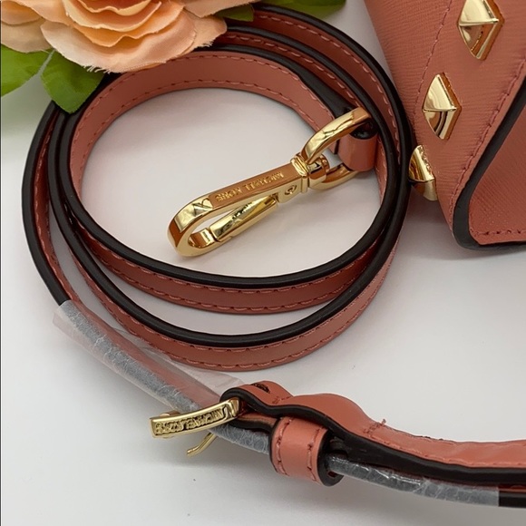 MICHAEL KORS RAYNE MEDIUM EW SATCHEL PEACH - Picture 14 of 16